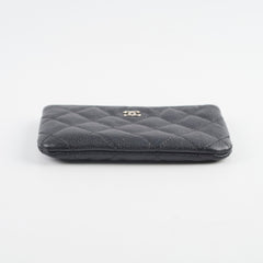 Chanel Caviar O-Case Black Series 25