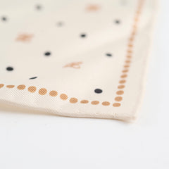 Fendi Square Scarf Beige