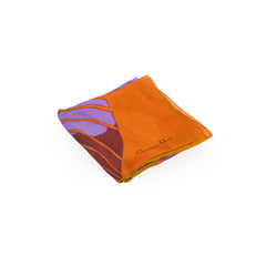 Christian Dior Silk Scarf Orange