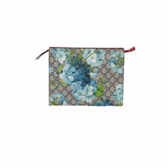 Gucci GG Supreme Blooms Zip Pouch