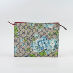 Gucci GG Supreme Blooms Zip Pouch