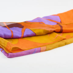 Christian Dior Silk Scarf Orange