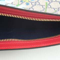 Gucci GG Supreme Blooms Zip Pouch