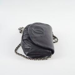 Chanel Half Moon Crossbody Bag Black