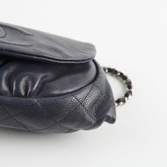 Chanel Half Moon Crossbody Bag Black