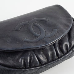 Chanel Half Moon Crossbody Bag Black