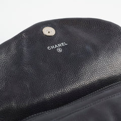 Chanel Half Moon Crossbody Bag Black
