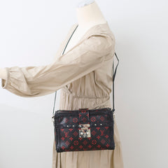 Louis Vuitton Petite Malle Soft Trunk Black/Red