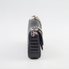 Prada Leather Diagramme Bag Black