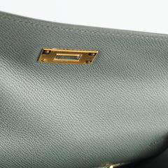 Hermes Kelly 28 Vert Armande Sellier Z Stamp