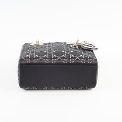Christian Dior Mini Lady Dior in Cannage Satin