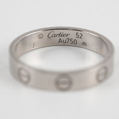 Cartier Love Ring Small Model White Gold Size 52