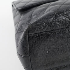 Chanel Vintage Kelly Top Handle Black Caviar GHW