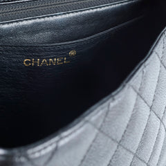 Chanel Vintage Kelly Top Handle Black Caviar GHW