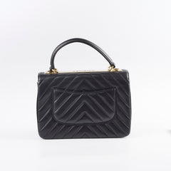 Chanel Trendy CC Chevron Small Black Series 25