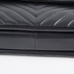 Chanel Trendy CC Chevron Small Black Series 25