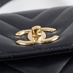 Chanel Trendy CC Chevron Small Black Series 25