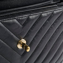 Chanel Trendy CC Chevron Small Black Series 25