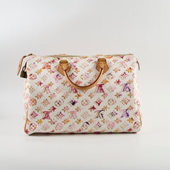 Louis Vuitton Speedy 35 Watercolour White