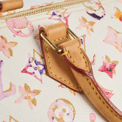 Louis Vuitton Speedy 35 Watercolour White