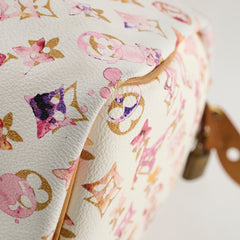 Louis Vuitton Speedy 35 Watercolour White