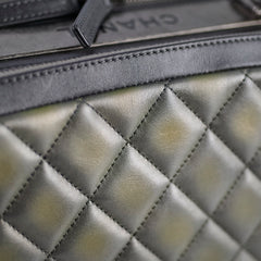 Chanel 15B Trendy CC Bowling Bag Silver/Gold Series 21
