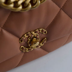 Chanel Small 19 Caramel Microchipped