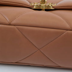 Chanel Small 19 Caramel Microchipped