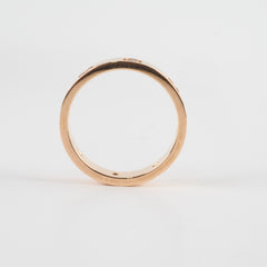 Cartier Small Model Love Ring Pink Gold 8 Diamonds Ring Size 52