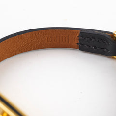 Hermes Mini Rivale Bracelet Black