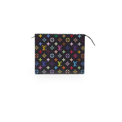 Louis Vuitton Takashi Murakami Black Multicolor Toiletry 26 Multicolor