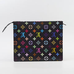 Louis Vuitton Takashi Murakami Black Multicolor Toiletry 26 Multicolor