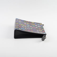 Louis Vuitton Takashi Murakami Black Multicolor Toiletry 26 Multicolor