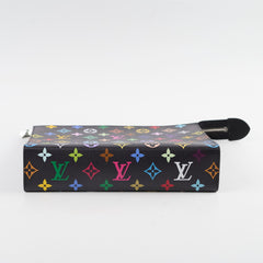 Louis Vuitton Takashi Murakami Black Multicolor Toiletry 26 Multicolor