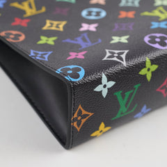 Louis Vuitton Takashi Murakami Black Multicolor Toiletry 26 Multicolor