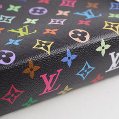 Louis Vuitton Takashi Murakami Black Multicolor Toiletry 26 Multicolor