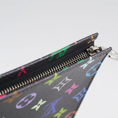 Louis Vuitton Takashi Murakami Black Multicolor Toiletry 26 Multicolor