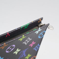 Louis Vuitton Takashi Murakami Black Multicolor Toiletry 26 Multicolor