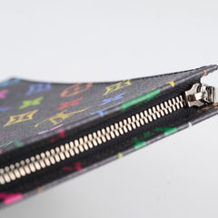 Louis Vuitton Takashi Murakami Black Multicolor Toiletry 26 Multicolor