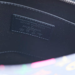 Louis Vuitton Takashi Murakami Black Multicolor Toiletry 26 Multicolor