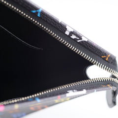 Louis Vuitton Takashi Murakami Black Multicolor Toiletry 26 Multicolor