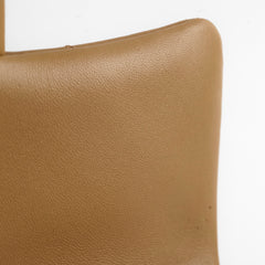 Chanel seasonal flap dark beige (microchip)