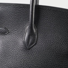 Hermes Birkin 35 Ardennes Black - Stamp Square F (2002)