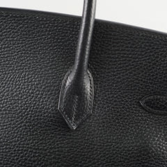 Hermes Birkin 35 Ardennes Black - Stamp Square F (2002)
