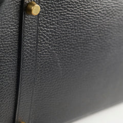 Hermes Birkin 35 Ardennes Black - Stamp Square F (2002)