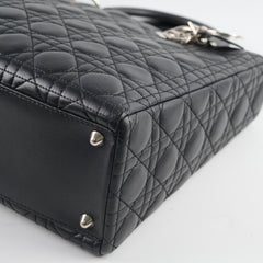 Christian Dior Vintage Large Lady Dior Black