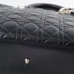 Christian Dior Vintage Large Lady Dior Black