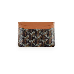 Goyard Saint Sulpice Card Walley Black/Tan