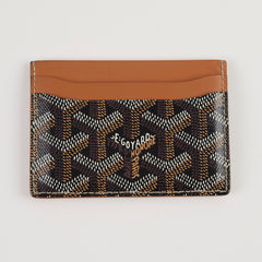 Goyard Saint Sulpice Card Walley Black/Tan