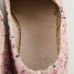 Chanel Espadrilles Tweed Pink Size 38